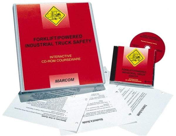 Marcom - Forklift/Powered Industrial Truck Safety, Multimedia Training Kit - 45 min Run Time CD-ROM, English & Spanish - Top Tool & Supply