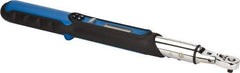 CDI - 1/4" Drive Electronic Digital Torque Wrench - 2 Ft/Lb to 20 Ft/Lb Torque, 15" OAL, 0.1 N/m Graduation, Teardrop Flex Head - Top Tool & Supply