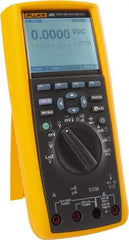 Fluke - 289, CAT IV, CAT III, 1,000 VAC/VDC, Digital True RMS Auto Ranging Manual Ranging Multimeter - 500 mOhm, Measures Voltage, Capacitance, Current, Frequency, Resistance, Temperature - Top Tool & Supply