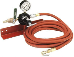 Myers Tire Supply - Air Compressor Automatic Tire Inflator Tool - 160 psi, Consists of Wall Mounting Bracket, Adjustable Pressure Gauge, On/Off Lever, 20' Air Hose, Clip-On Chuck - Top Tool & Supply