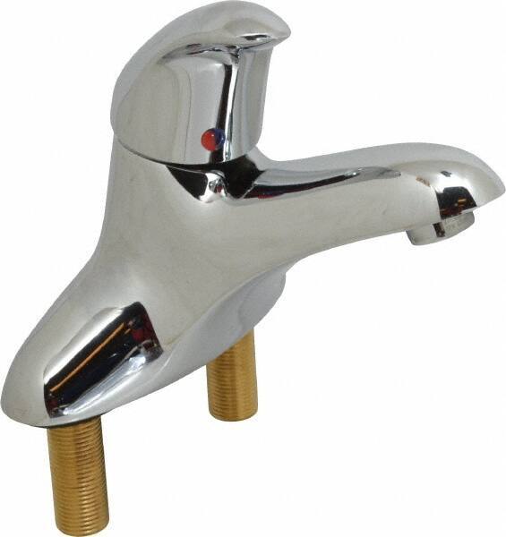 Moen - Lever Handle, Commercial Bathroom Faucet - One Handle, Pop Up Drain, Low Spout - Top Tool & Supply