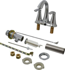 Moen - Lever Handle, Residential Bathroom Faucet - Two Handle, Pop Up Drain, Arc Spout - Top Tool & Supply