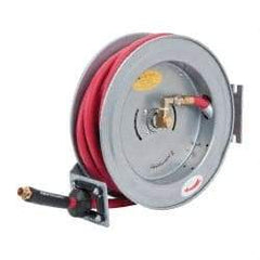 PRO-SOURCE - 35' Spring Retractable Hose Reel - 300 psi, Hose Included - Top Tool & Supply