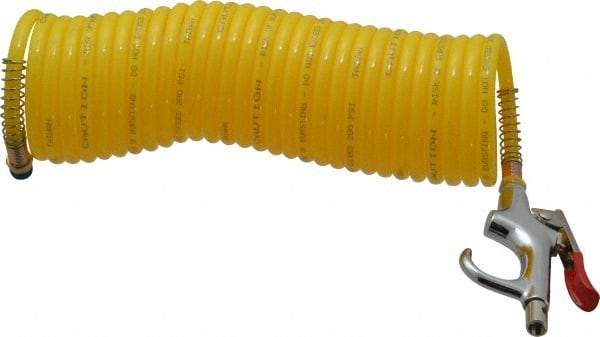 Value Collection - 1/4" ID Thumb Lever Air Gun - 25' Nylon Hose - Top Tool & Supply