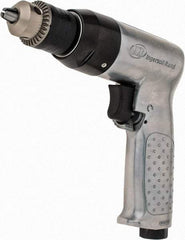 Ingersoll-Rand - 3/8" Reversible Keyed Chuck - Pistol Grip Handle, 2,000 RPM, 4 CFM, 0.5 hp, 90 psi - Top Tool & Supply