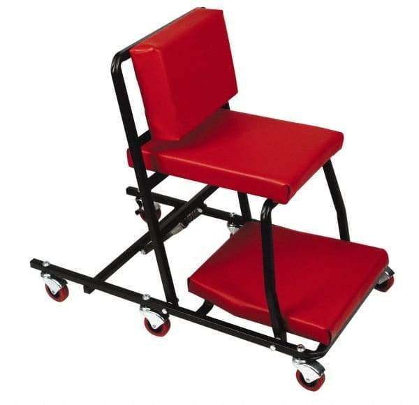 Whiteside - 320 Lb Capacity, 6 Wheel Convertible Creeper - Steel, 40" High x 17" Wide - Top Tool & Supply