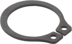 Value Collection - 0.382" Groove Diam, 13/32" Shaft Diam, Phosphate Spring Steel, Snap External Retaining Rings - 0.029" Groove Width, 0.025" Ring Thickness - Top Tool & Supply