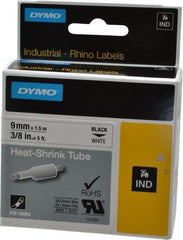 Dymo - 60" Long, White Heat Shrinkable Polyolefin Heat Shrink Tubing - For RhinoPRO 3000 - Top Tool & Supply