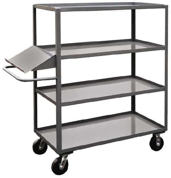 Jamco - 3,000 Lb Capacity, 24" Wide x 60" Long x 60" High Order Picking Cart - 4 Shelf, Steel - Top Tool & Supply