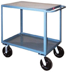 Jamco - 4,800 Lb Capacity, 24" Wide x 30" Long x 38" High Standard Utility Cart - 2 Shelf, Steel, Phenolic Casters - Top Tool & Supply