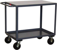 Jamco - 2,000 Lb Capacity, 24" Wide x 36" Long x 36" High Service Cart - 2 Shelf, Steel - Top Tool & Supply