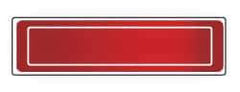 NMC - Reflective Strip - Red, For Accident Prevention - Top Tool & Supply