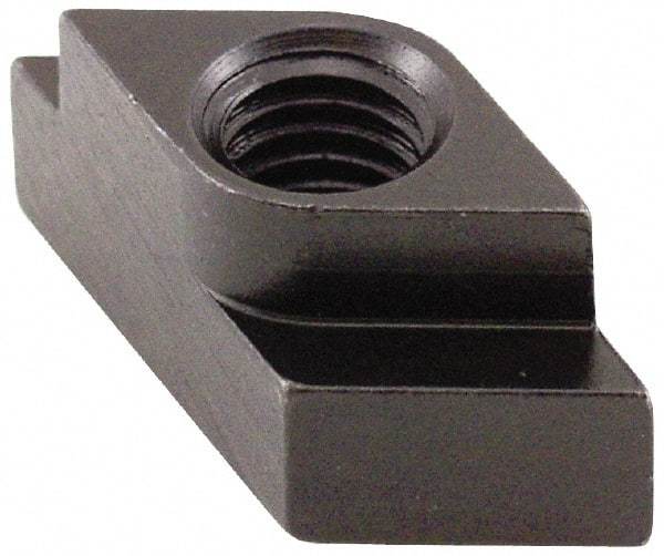 Gibraltar - 3/4-10 Blind Tapped Quarter Turn T Slot Nut - 1" Slot Width, 1 x 0.615" Base Width x Height, 1-3/4 x 1" OAL x Height - Top Tool & Supply