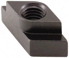 Jergens - 1/2-13 Tapped Through Quarter Turn T Slot Nut - 0.683" Slot Width, 11/16 x 7/16" Base Width x Height, 1-1/8 x 3/4" OAL x Height - Top Tool & Supply