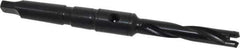 Allied Machine and Engineering - Series 0, 33/64 to 11/16" Diam, 2MT Taper Shank, Helical Flute Spade Drill - 2-1/2" Max Depth, 4-49/64" Body Length, 7-19/32" OAL, Standard Length, Through Coolant - Top Tool & Supply