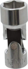 Proto - 3/8" Drive, Standard Hand Socket - 6 Points, 2" OAL, Alloy Steel, Chrome Finish - Top Tool & Supply