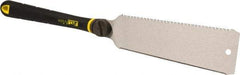 Stanley - 10" Steel Blade Double Edge Pull Saw - ErgonomicGlass-Filled Nylon, ABS, TPE Handle with Cushion Grip, 23-1/2" OAL - Top Tool & Supply