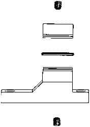 Coilhose Pneumatics - Filter Wall Mount Connecting Clamp Kit - Includes 1 Wall Mount, 1 Connecting Clamp, 2-Set Screws, 1 O-Ring & 1 Allen Wrench, For Use with Coilhose 27 Series & Filter/Regulator Combination Units - Top Tool & Supply