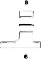 Coilhose Pneumatics - Filter Wall Mount Connecting Clamp Kit - Includes 1 Wall Mount, 1 Connecting Clamp, 2-Set Screws, 1 O-Ring & 1 Allen Wrench, For Use with Coilhose 27 Series & Filter/Regulator Combination Units - Top Tool & Supply