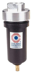 Coilhose Pneumatics - Filter Mechanical Drain with Poly Bowl & Plastic Guard - 5-3/4" High x 2-1/8" Wide, For Use with Compressor Tanks, Filters, Drop Legs, Coolers & Dryers - Top Tool & Supply