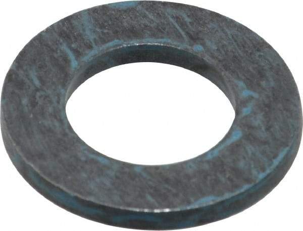 Metric Blue - M16 Screw, Alloy Steel Standard Flat Washer - 17.52mm ID x 32mm OD, 3.1mm Thick, Plain Finish - Top Tool & Supply