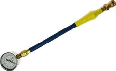 Coilhose Pneumatics - 0 to 160 psi Dial Ball Tire Pressure Gauge - 7' Hose Length - Top Tool & Supply