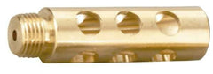 Coilhose Pneumatics - Blow Gun Safety Booster Nozzle - 1/8 NPSM, 1-1/2" Hose Length - Top Tool & Supply