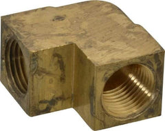 Cerro - 1/2 Female Thread, Brass Industrial Pipe 90° Female Elbow - FNPTF, 1,200 psi - Top Tool & Supply