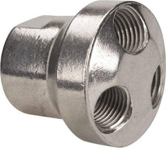 Coilhose Pneumatics - 3/8" ID, Air Hose Manifold - Aluminum - Top Tool & Supply