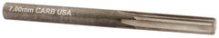 Hertel - 7mm Solid Carbide 6 Flute Chucking Reamer - Top Tool & Supply