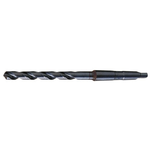 ‎1-1/4 RHS / RHC HSS 118 Degree Radial Point General Purpose Taper Shank Drill - Steam Oxide - Exact Industrial Supply