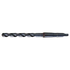 11/16 RHS / RHC HSS 118 Degree Radial Point General Purpose Taper Shank Drill - Steam Oxide - Exact Industrial Supply