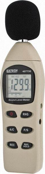 Extech - A and C Frequency Weight, LCD Display Sound Meter - 40 to 130 Decibels - Top Tool & Supply