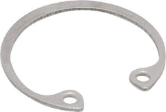 Rotor Clip - 0.035" Thick, Passivated Finish, Stainless Steel Snap Internal Retaining Ring - 0.039" Groove Width, 0.023" Groove Depth, 0.796" Groove Diam, Grade 15-7 Grade 632 - Top Tool & Supply