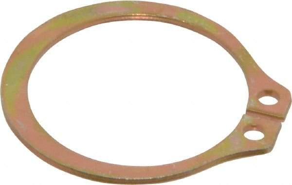 Rotor Clip - 23.88mm Groove Diam, 1" Shaft Diam, Cadmium-Plated Steel, Snap External Retaining Rings - 0.046" Groove Width, 0.03" Groove Depth, 0.042" Ring Thickness, Grade 1060-1090 - Top Tool & Supply