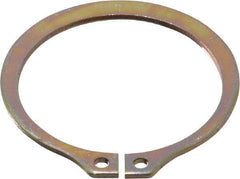 Rotor Clip - 32.79mm Groove Diam, 1-3/8" Shaft Diam, Cadmium-Plated Steel, Snap External Retaining Rings - 0.056" Groove Width, 0.042" Groove Depth, 0.05" Ring Thickness, Grade 1060-1090 - Top Tool & Supply