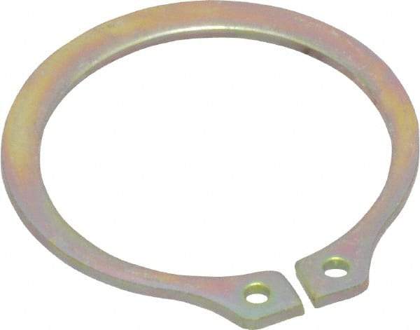 Rotor Clip - 20.85mm Groove Diam, 7/8" Shaft Diam, Cadmium-Plated Steel, Snap External Retaining Rings - 0.046" Groove Width, 0.027" Groove Depth, 0.042" Ring Thickness, Grade 1060-1090 - Top Tool & Supply