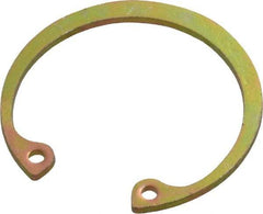 Rotor Clip - 0.042" Thick, Cadmium-Plated Finish, Steel Snap Internal Retaining Ring - 0.046" Groove Width, 0.033" Groove Depth, 1.066" Groove Diam, Grade 1060-1090 - Top Tool & Supply