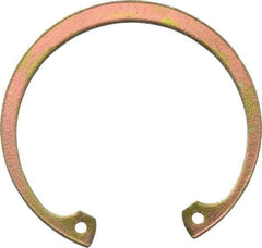 Rotor Clip - 0.062" Thick, Cadmium-Plated Finish, Steel Snap Internal Retaining Ring - 0.068" Groove Width, 0.054" Groove Depth, 1.858" Groove Diam, Grade 1060-1090 - Top Tool & Supply