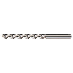 #39 RHS / RHC HSS 118 Degree Radial Point High Helix Taper Length Drill - Bright - Exact Industrial Supply