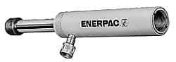 Enerpac - 50 Ton, 13.25" Stroke, 146.34 Cu In Oil Capacity, Portable Hydraulic Single Acting Cylinder - 11.04 Sq In Effective Area, 18.13" Lowered Ht., 31.38" Max Ht., 3.75" Cyl Bore Diam, 3.125" Plunger Rod Diam, 10,000 Max psi - Top Tool & Supply