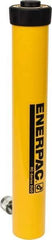 Enerpac - 15 Ton, 14" Stroke, 43.98 Cu In Oil Capacity, Portable Hydraulic Single Acting Cylinder - 3.14 Sq In Effective Area, 18.69" Lowered Ht., 32.69" Max Ht., 2" Cyl Bore Diam, 1.625" Plunger Rod Diam, 10,000 Max psi - Top Tool & Supply