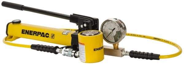 Enerpac - 30 Ton Capacity, Cylinder No. RCS-302, Manual Hydraulic Pump & Cylinder Set - Pump No. P-392 - Top Tool & Supply