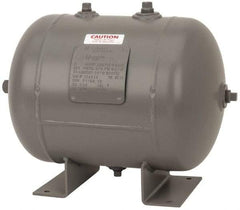 Made in USA - 7 Gallon, 200 Max psi Universal Horizontal Tank - 3/4" Inlet, 17" Tank Length x 12" Tank Diam - Top Tool & Supply