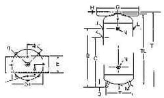 Made in USA - 80 Gallon, 200 Max psi Vertical Tank with Plate - 1-1/4" Inlet, 48" Tank Length x 24" Tank Diam - Top Tool & Supply