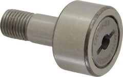 Accurate Bushing - 7/8" Roller Diam x 1/2" Width, 3/8" Stud Diam x 7/8" Length, Stud Cam Follower - Stainless Steel, 3/8" Thread Length, 3/8-24 Thread, 1-3/8" OAL, 1,245 Lb Dynamic Cap - Top Tool & Supply