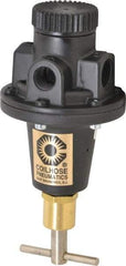 Coilhose Pneumatics - 3/8 NPT Port, 40 CFM, Cast Aluminum Tamper Proof Heavy-Duty T-Handle Regulator - 0 to 200 psi Range, 250 Max psi Supply Pressure, 1/4" Gauge Port Thread, 3" Wide x 5-1/2" High - Top Tool & Supply