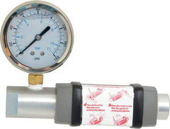 Hedland - 1/4" NPTF Port Compressed Air & Gas Flowmeter - 600 Max psi, 10 SCFM, Anodized Aluminum - Top Tool & Supply