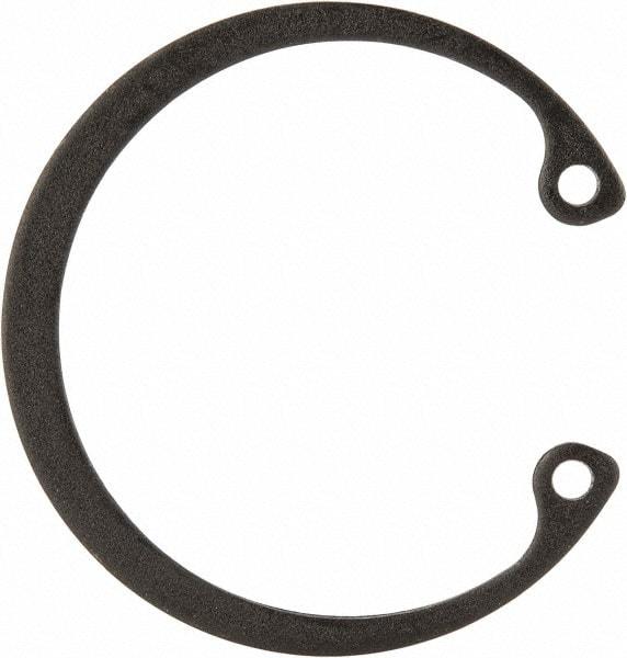 Value Collection - 1-5/16" Nominal, 0.05" Thick, Phosphate Finish, Spring Steel Snap Internal Retaining Ring - 0.056" Groove Width, 0.042" Groove Depth, 1.396" Groove Diam - Top Tool & Supply