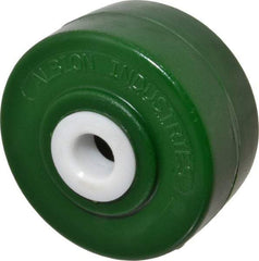 Albion - 4 Inch Diameter x 2 Inch Wide, Polyurethane Caster Wheel - 1,000 Lb. Capacity, 2-3/16 Inch Hub Length, 3/4 Inch Axle Diameter, Delrin Bearing - Top Tool & Supply